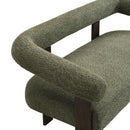 Modern Round Armrest Loveseat