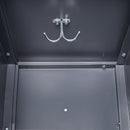 12 Door Lockers With Lock For Secure Storage Construction - Gray