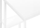 Accent Table, C - Shaped, Marble Look Contemporary & Modern Convenient Design