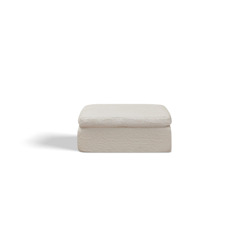 Cloud Sectional Couch, Convertible With Ottoman, 3 Seater Modular Design