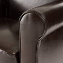 Hollister - Club Chair With Birch Legs - Brown