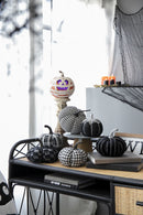 Pumpkin Decor, For Holiday Halloween Decoration - Black / White