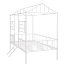 House Bed Frame With Slatted Support, No Box Spring Needed