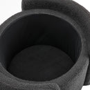 Cozy Boucle Storage Ottoman, Stylish Comfort With Hidden Storage