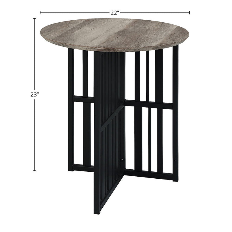 Zudora - End Table - Black