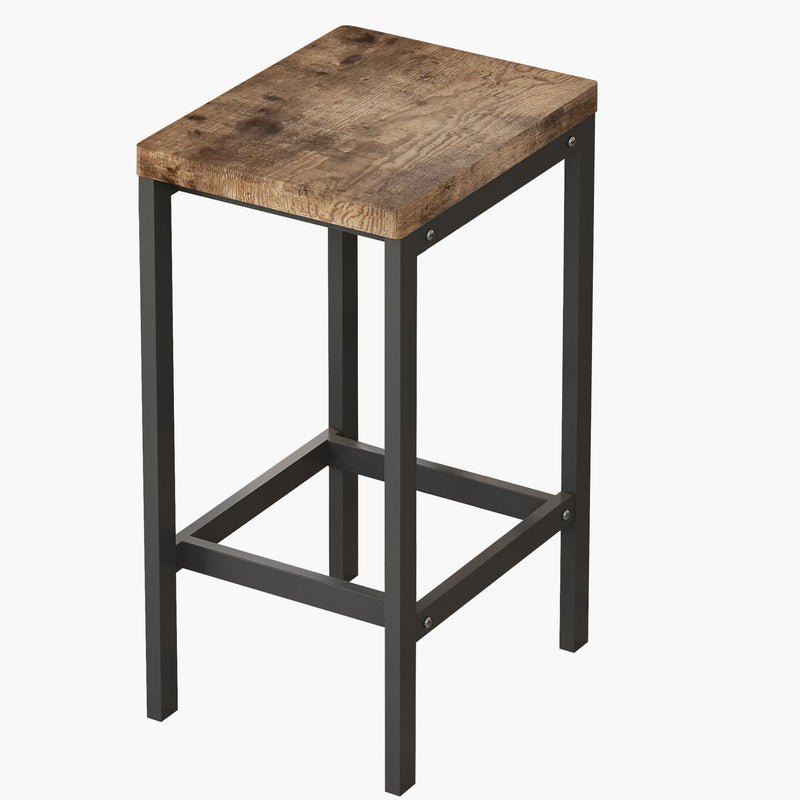 Modern Design Long Dining Table Set With 3 Stools