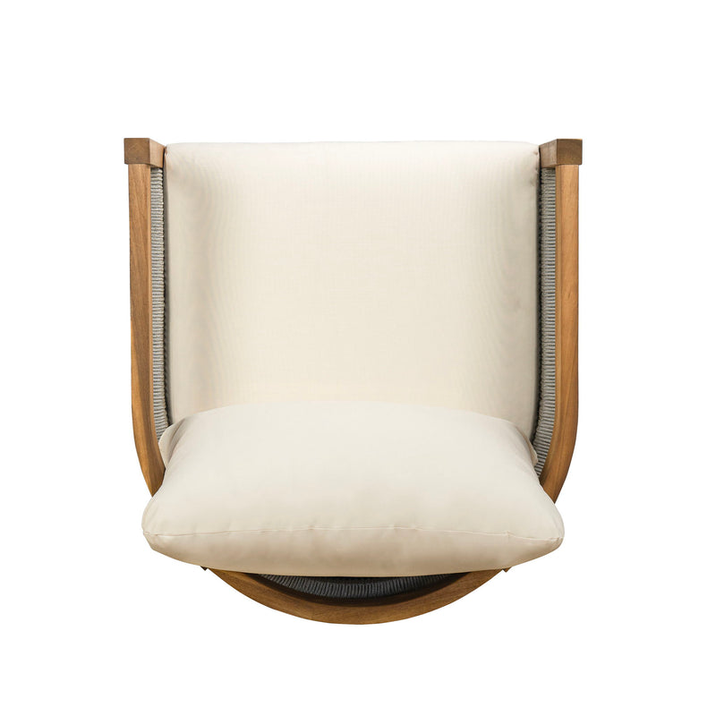 Porto - Outdoor Club Chair - Teak / Beige