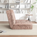 Upholstered Human Dog Bed And Pets, Bean Bag Floor Sofa With Massage Pillow, 5 Adjustable Positions & 2 Soft Pillows