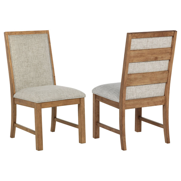 Bruner - Upholstered Dining Side Chair (Set of 2) - Brown