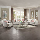 Kasa - End Table - Sintered Stone & Champagne