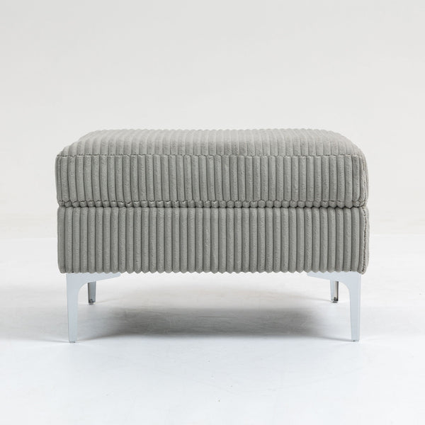 Modular Sectional Sofa Square Storage Ottoman