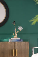 Aluminum Candle Holder With Marble Stand