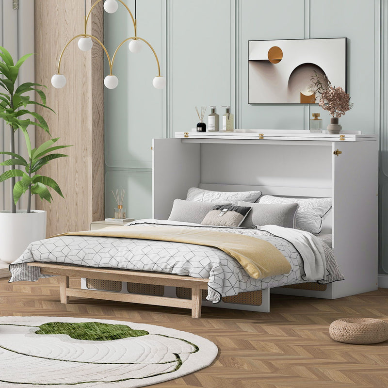 Classic Stylish Murphy Bed With Large Drawers