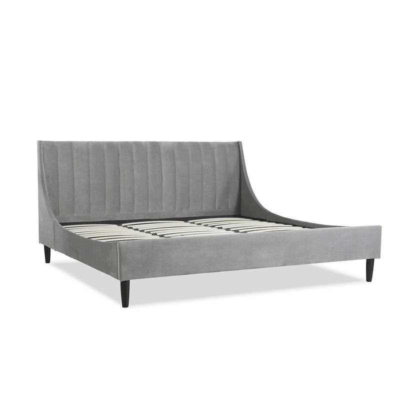 Aspen - Vertical Tufted Modern Headboard Platform Bed Set