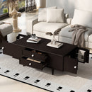 Modern Rectangle Coffee Table With Four Drawers