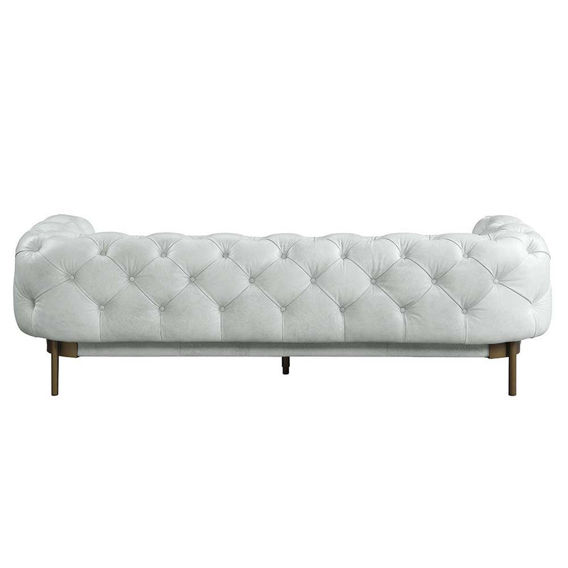 Ragle - Sofa - Vintage White Top Grain Leather