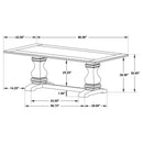 Parkins - Rectangular Dining Table - Rustic Espresso