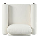 Oversized Accent Chair With Curved Armrests