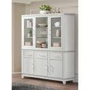 Diedra - Server And Hutch - White