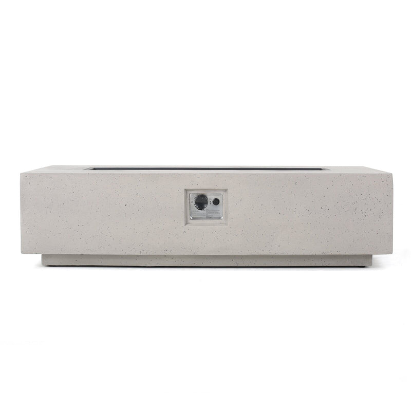 Modern Rectangle Fire Table 50,000 Btu