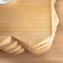 Side Table With 3D Embossed Pattern Design