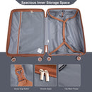 5 Piece Set Hardshell Carry On Luggage Set With Tsa Lock