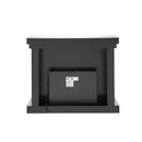 Nysa - Fireplace - Mirrored & Faux Crystals - 42" - Atlantic Fine Furniture Inc