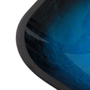 Artistic Vessel Sink With Faucet And Pop Up Drain - Blue