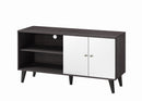 Amidon - TV Stand, With 2 Storage Shelves And 1 Cabinet