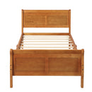 Platform Bed Frame Mattress Foundation Sleigh Bed With Headboard / Footboard / Wood Slat Suppor