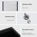 Quartz Kitchen Sink, Granite Composite Workstation Undermount