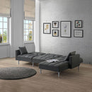 Duzzy - Sectional Sofa - Dark Gray Fabric