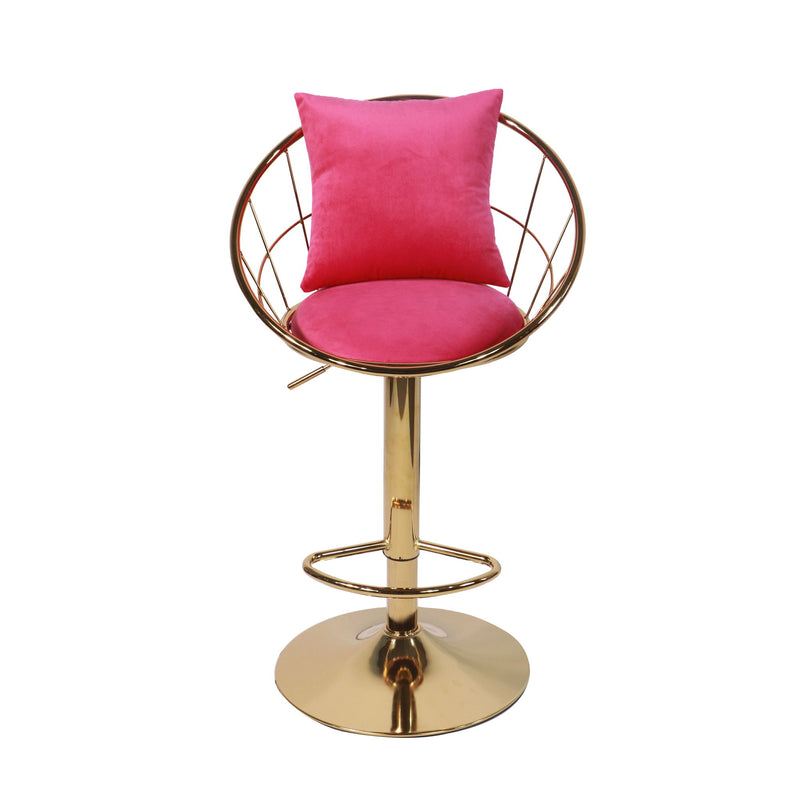 Unique Design Bar Chair, 360 Degree Rotation, Adjustable Height, Suitable For Dining Room And Bar