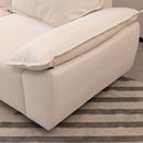 Modern Sofa With Removable Pillowcase And Backrest