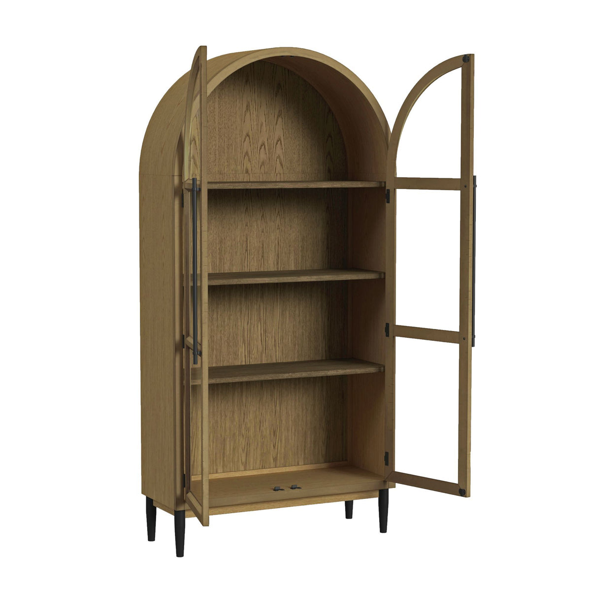 Orion Bookcase in Oak by Elements International, view 10