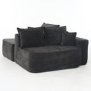L-Shaped Sectional Sofa Couch With Chaise, Extra Deep Seats