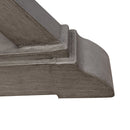 Modern Outdoor Dining Table With X Shaped Legs, Umbrella Hole