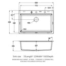 Granite Composite Quartz Kitchen Sink With Workstation Features And Drop In Design