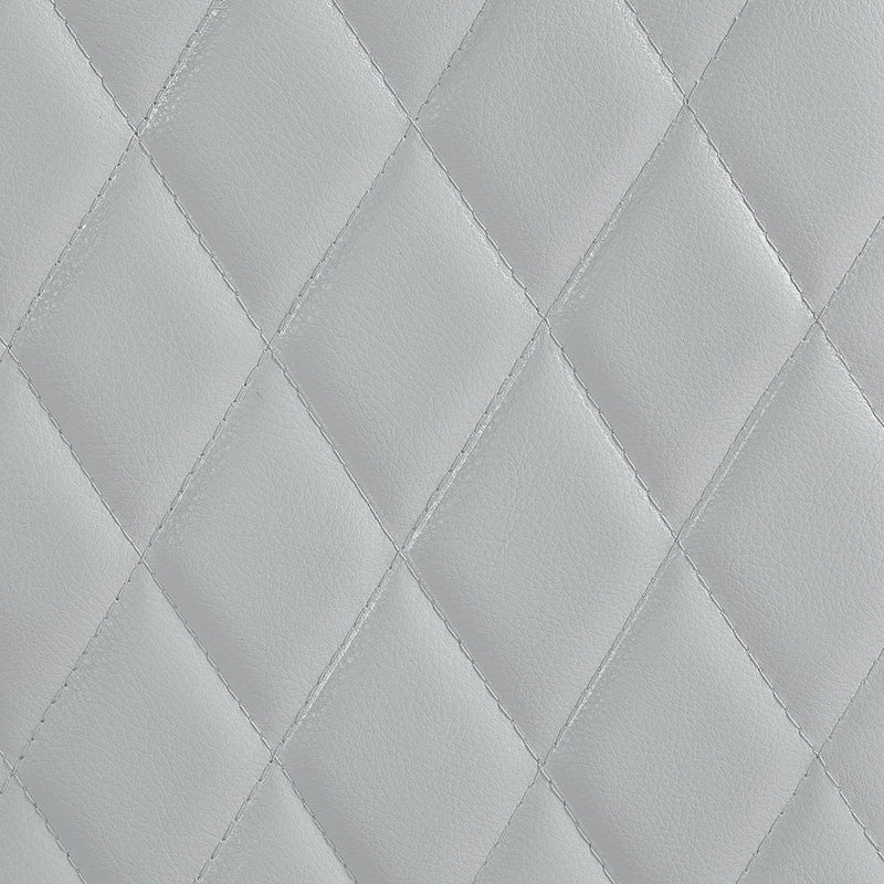 Elonzo - Power Motion Sofa With LED, Power Headrest & Speaker - Light Gray