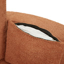 360° Swivel Accent Barrel Chair With 3 Removable Pillows For Living Room