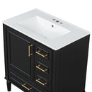 Traditional Bathroom Vanity Set With Soft Close Doors
