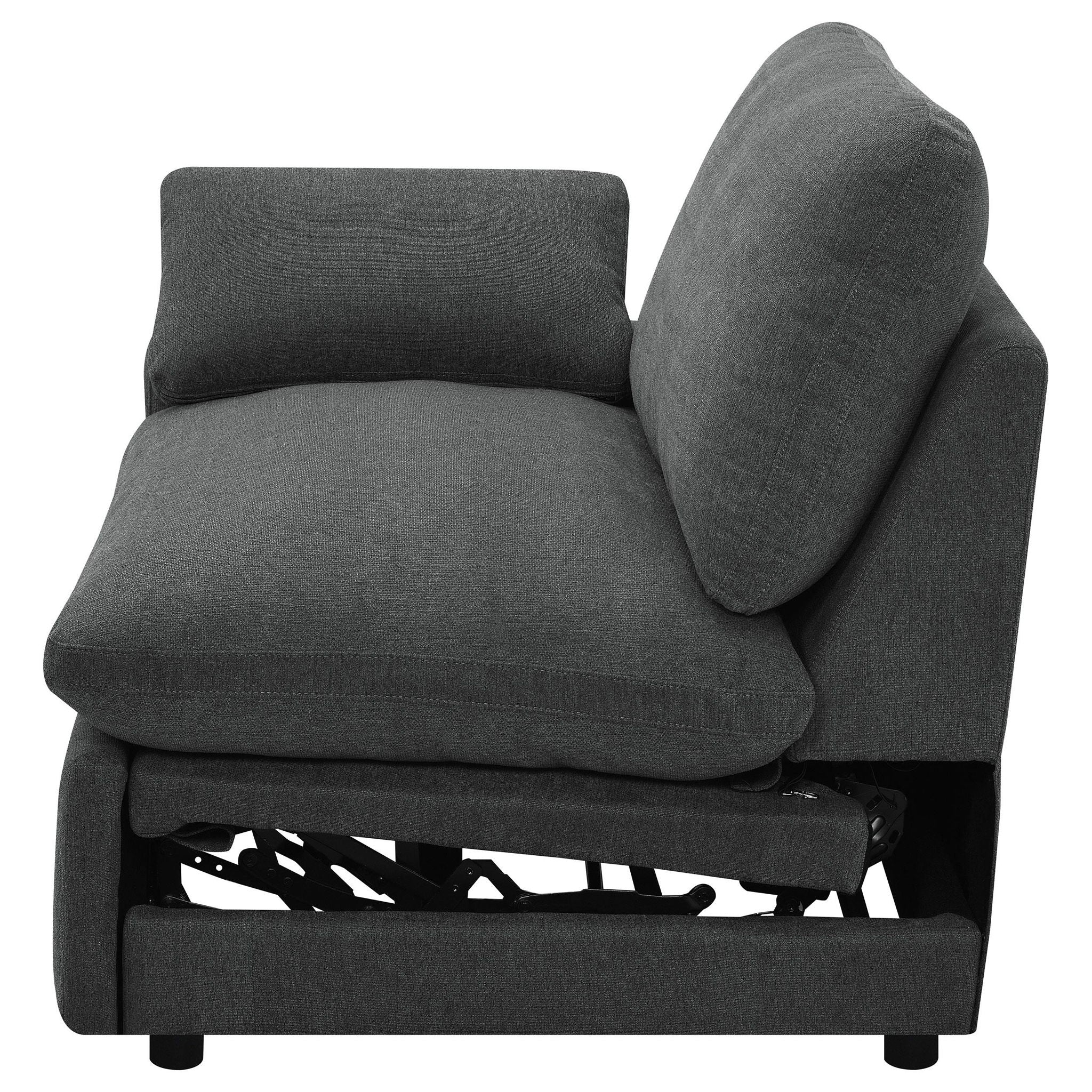 Collins Modular LAF Power Recliner Dark Grey