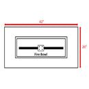 Lightweight Design Propane / Natural Gas Fire Pit Table