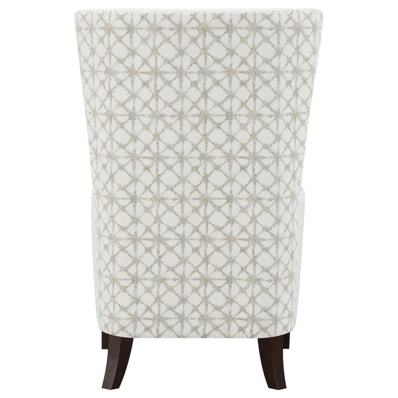 Pippin - Upholstered High Wingback Accent Chair - Latte