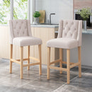 Ethereon - Tufted Counter Stool (Set of 2)