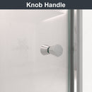 Semi Frameless Circular Pivot Shower Door With 1 / 4" Sgcc Tempered Glass