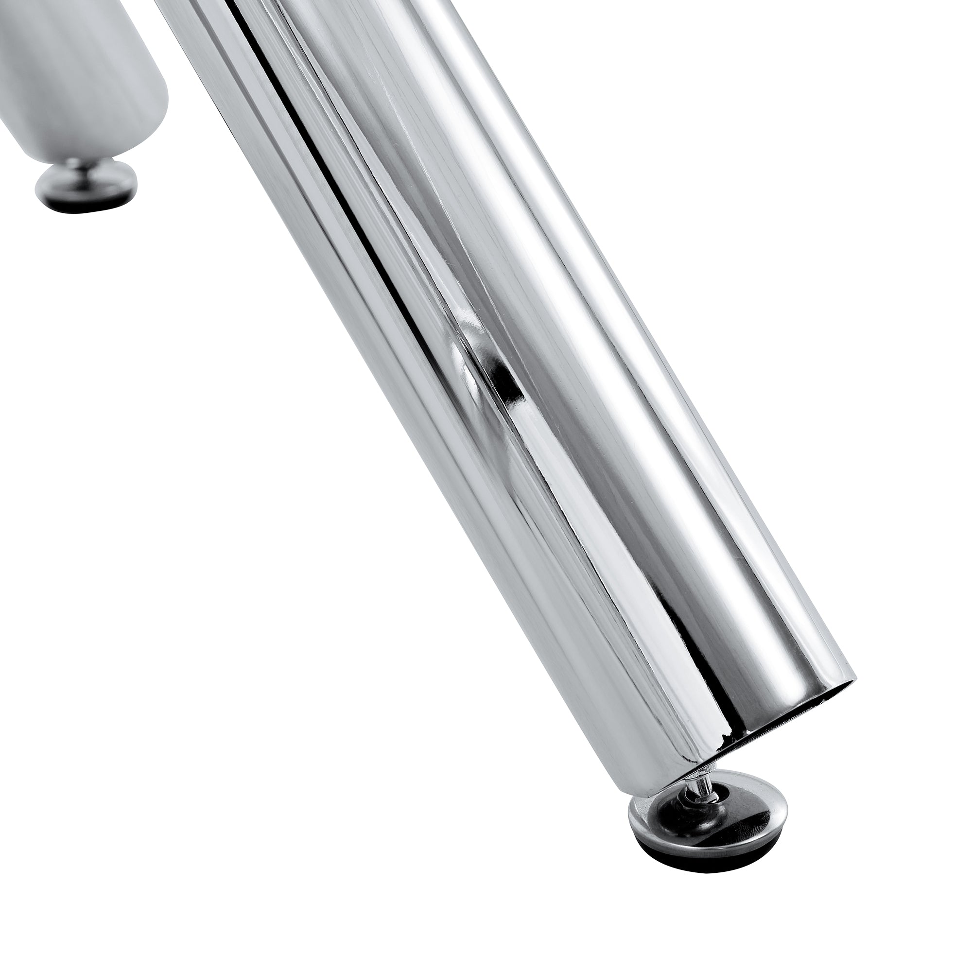 Large Modern Simple Rectangular Glass Dining Table for 6-8 People with 0.39-inch white imitation marble desktop and Silver Metal Legs for Kitchen Dining Living Room Meeting Room Banquet Hall 1538