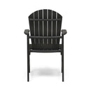 Outdoor Weather Resistant Acacia Wood Adirondack Dining Chairs (Set of 2)