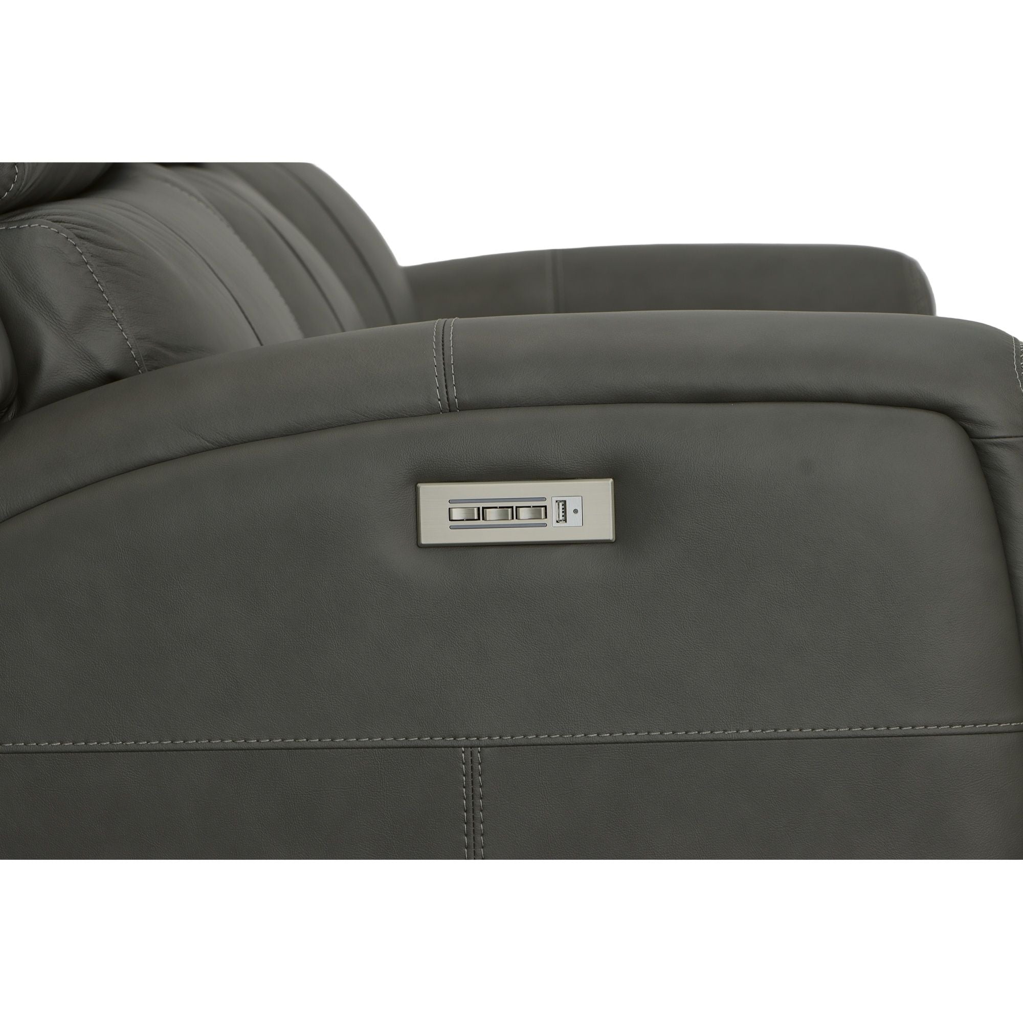 Linden - Power Reclining Sofa With Power Headrests & Lumbar