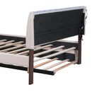 Upholstered Platform Bed With Trundle